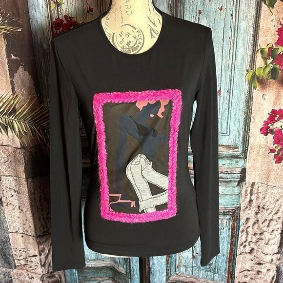 Versace Jeans Couture long sleeve top, size large, excellent condition - Picture 1 of 12